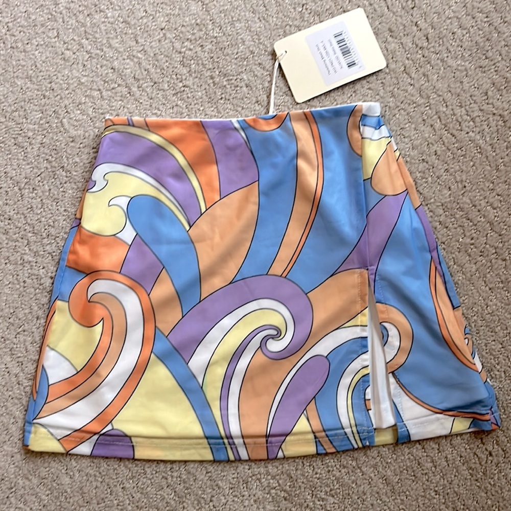 Retro micro mini skirt